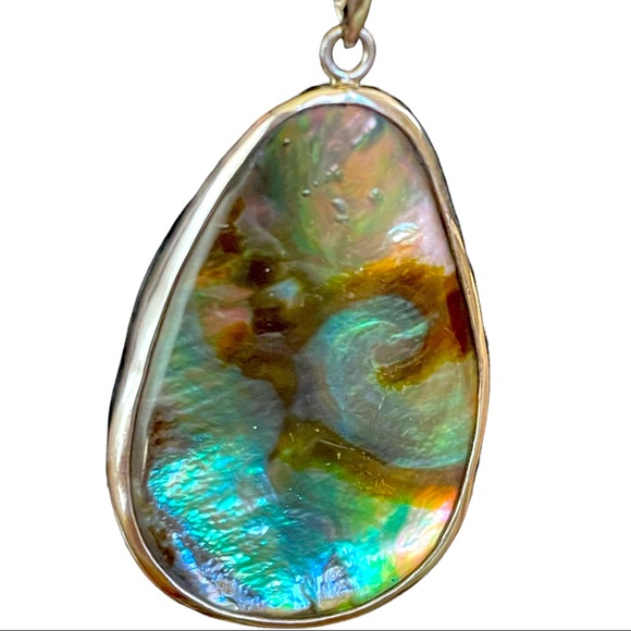 A Beautiful Two way S.S Abalone necklace - Picture 5 of 6